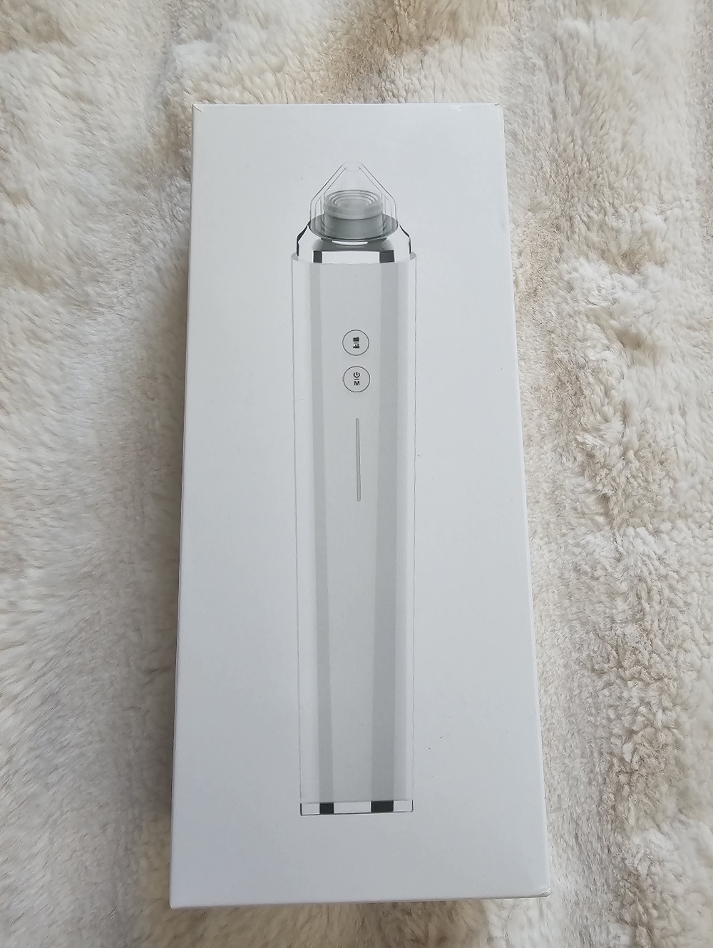 White Facial Pore Vacuum Device